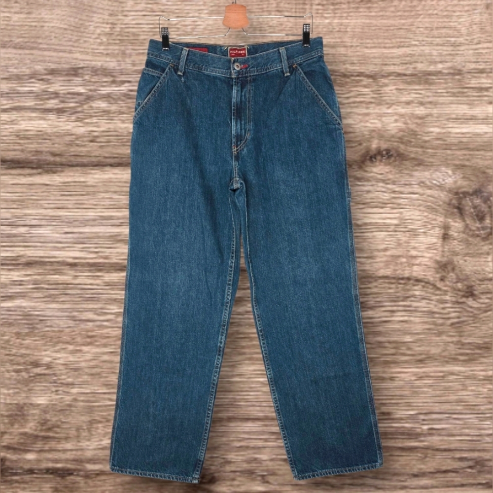 Tommy Hilfiger Y2K Carpenter Jeans Men's 31X32 Red Label Loose Baggy